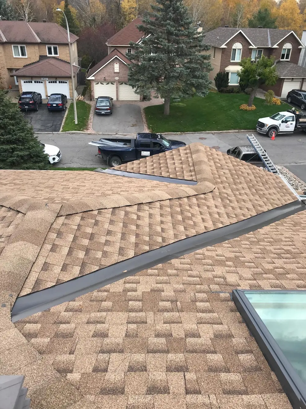 Shingle roof replacement in Kanata by Eliot Roofing